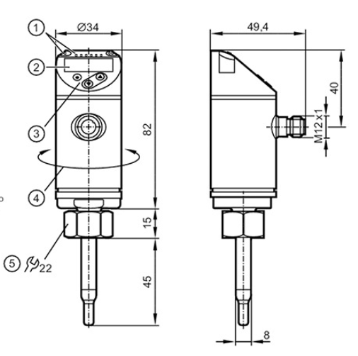 SA5000流量傳感器ifm易福門